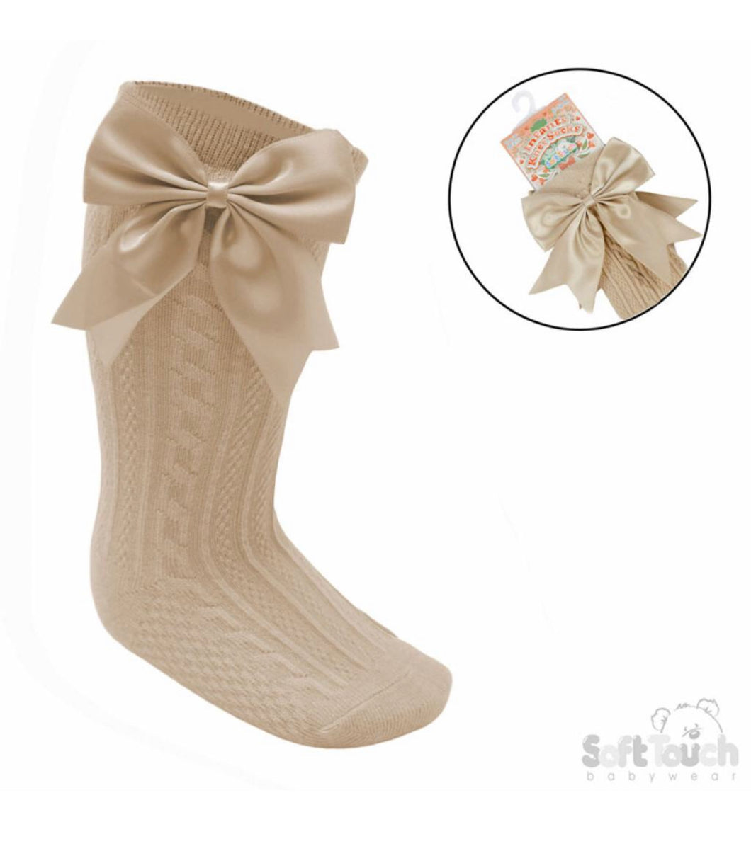 Elegance Beige Knee High