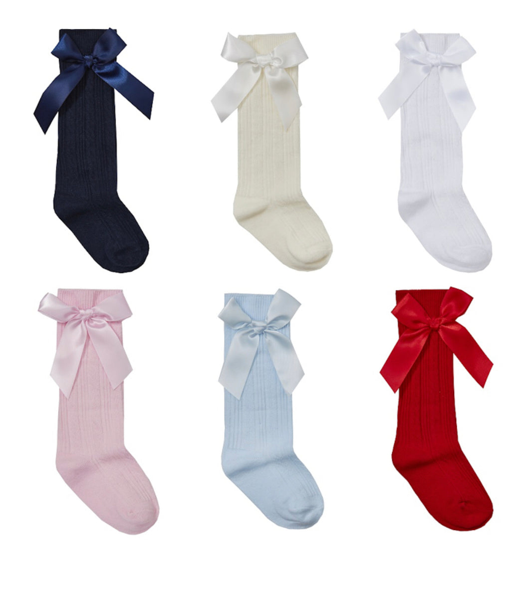 Navy Knee High Sock