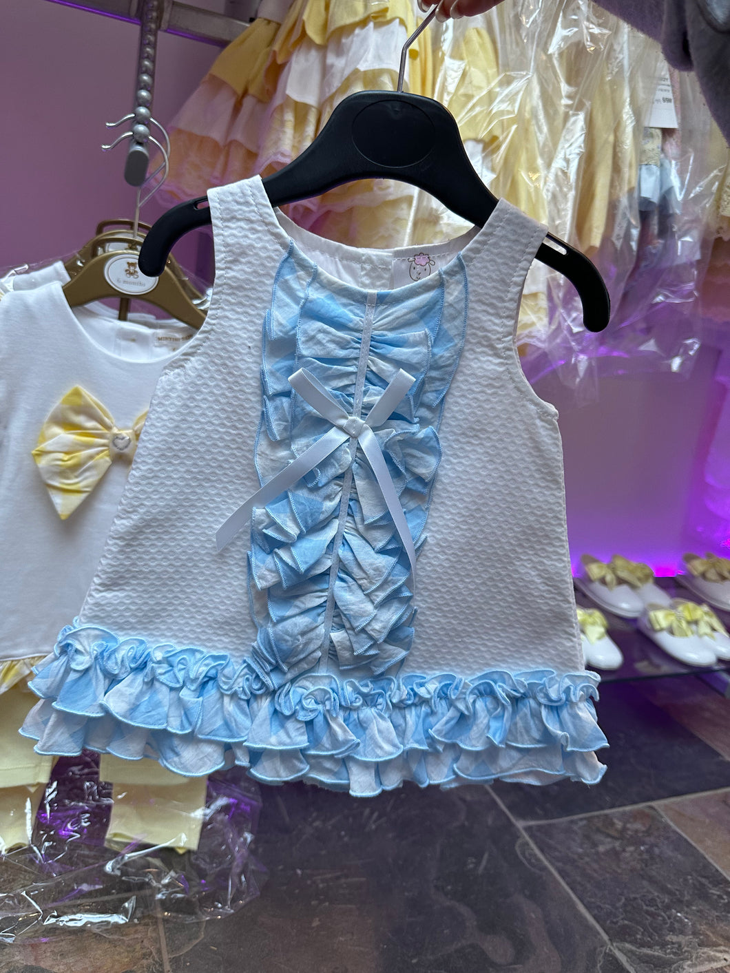 Blue A ALine Dress