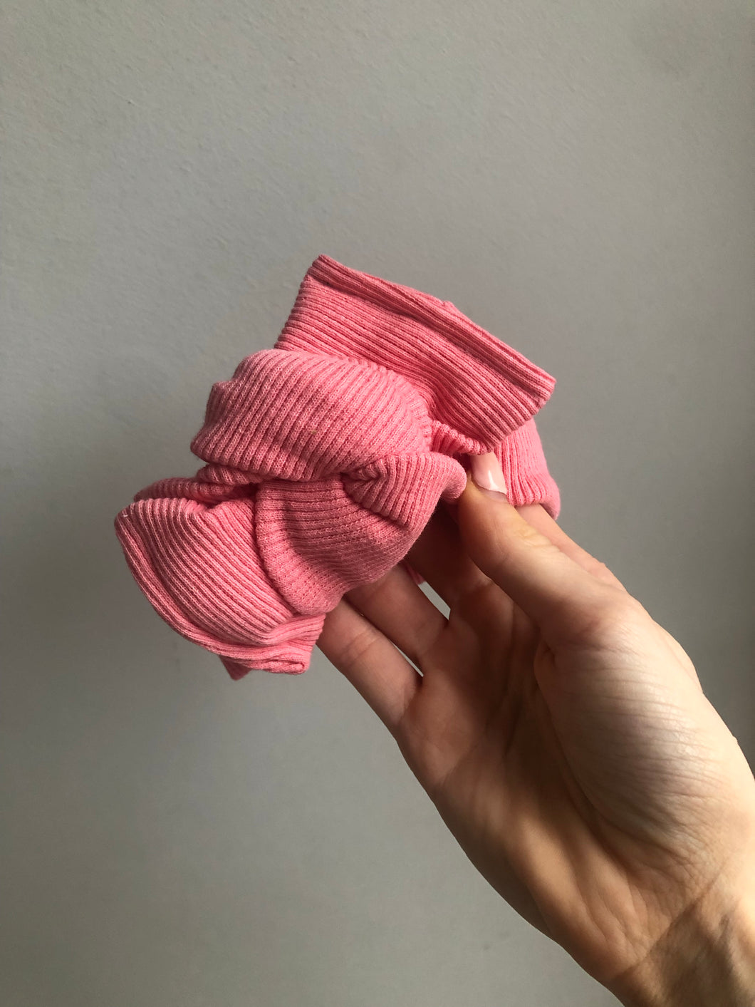 Double Bow Waffle Headband - 0-18m