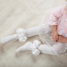 Load image into Gallery viewer, Caramelo Silk Satin Tights - White
