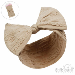 Coffee Cable Bow Headband NB-12M