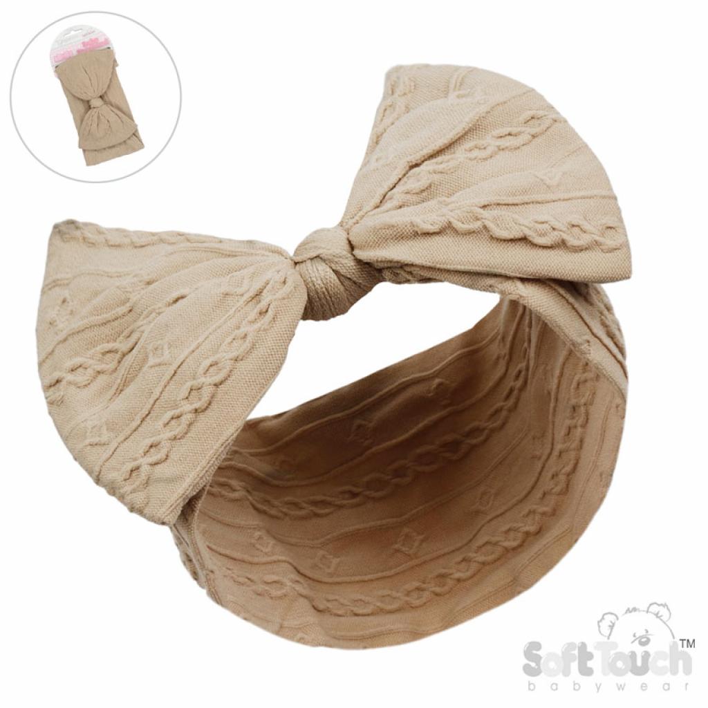 Coffee Cable Bow Headband NB-12M