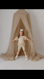 Personalised Ruffle Cycle Short Set