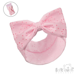 Pink Bow Headband NB-12M