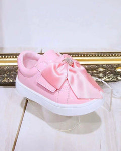 Pink Diamonte Infant Girls Trainers Shoe