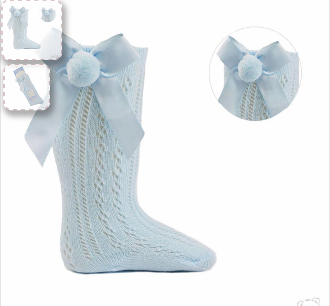 Blue Pelerine Sock