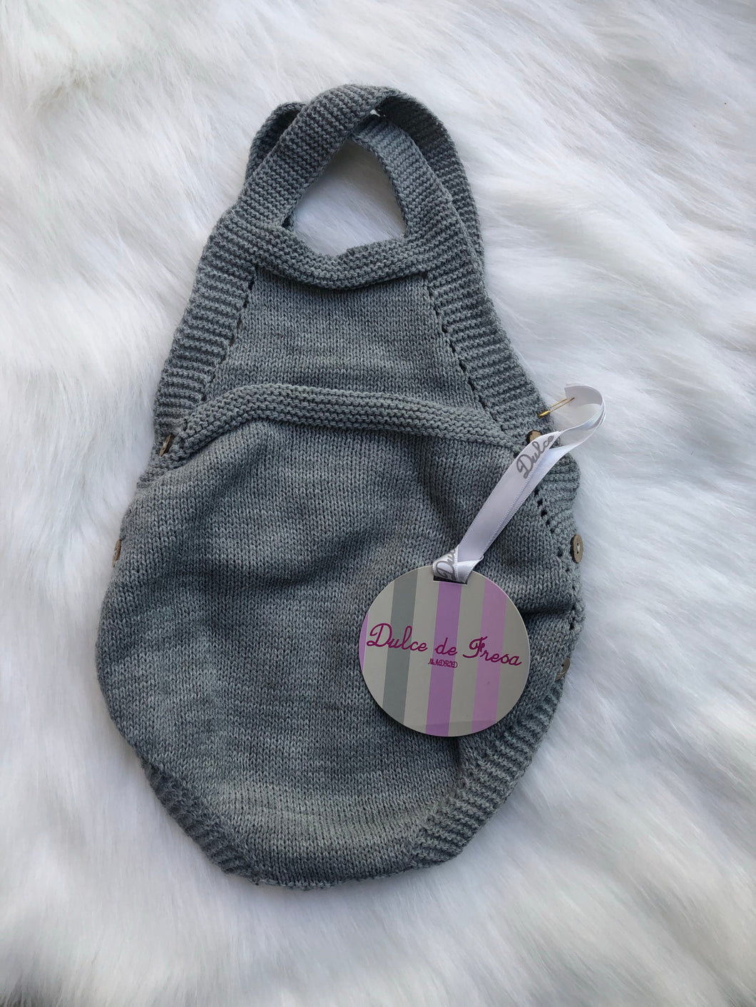 Knitted Grey Romper