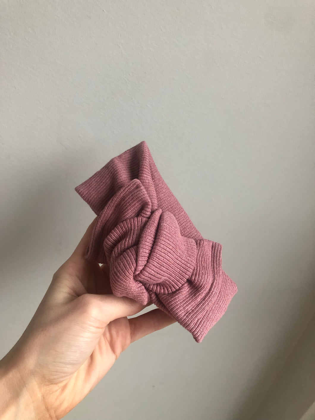 Double Bow Waffle Headband - 0-18m