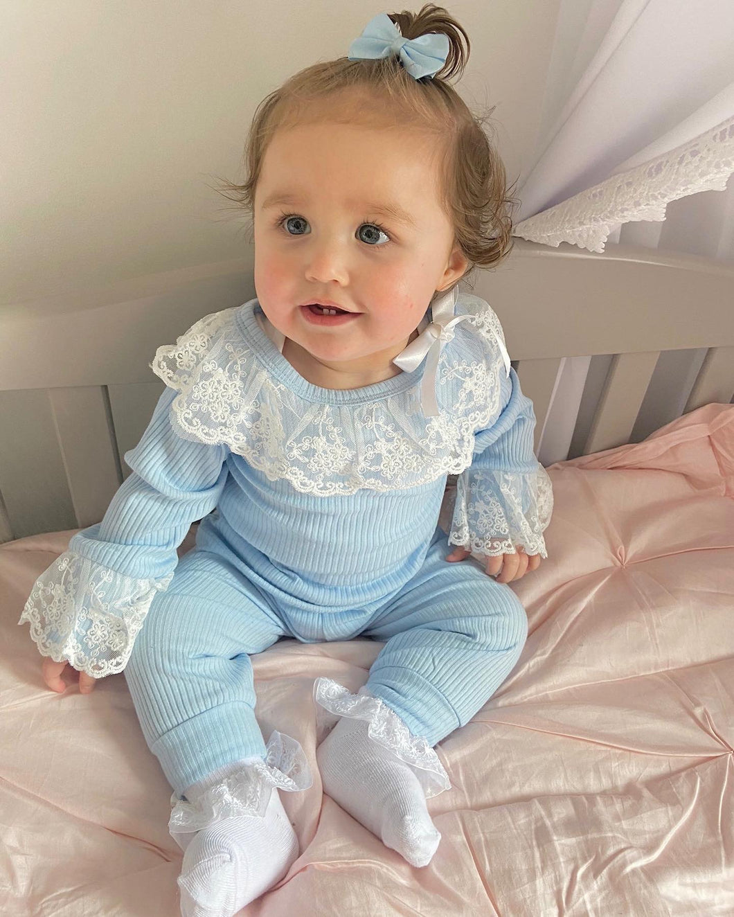 Bella Sorella Babywear Lace Loungewear Set