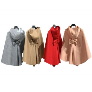 Red Bow Cape with Mini Bag