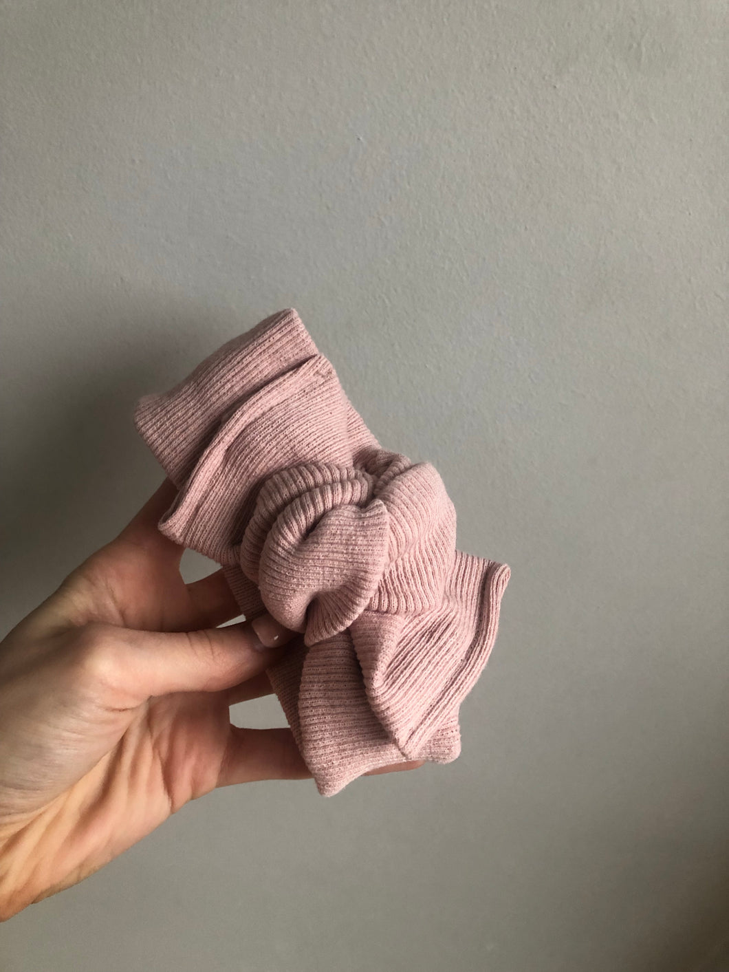 Double Bow Waffle Headband - 0-18m