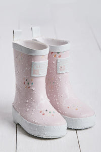 Grass & Air Little Kids Pink Colour Revealing Wellies