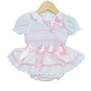 Pink Frilly Bloomers with Blouse