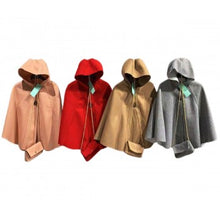 Load image into Gallery viewer, Red Bow Cape with Mini Bag
