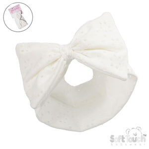Ivory Bow Headband NB-12M