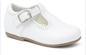 Pure White Amelia Unisex Hard Sole Shoe